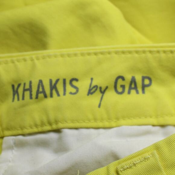 GAP Broken in Straight Yellow Khakis Size 0 - Picture 5 of 9